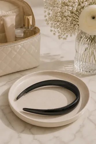Vinchas Pelo Carey Frances Diademas Clasicas Vinchas Finitas Negro