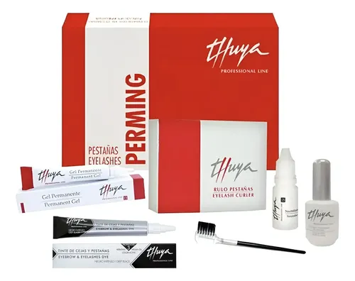Kit Permanente Pestañas Thuya 100 Servicios + Tinte Cejas