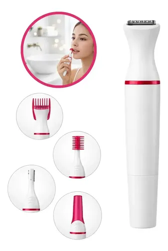 Depiladora Afeitadora Mujer 5 En 1 Facial Corporal Sin Dolor