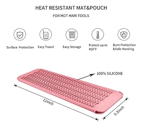 Alfombrilla De Silicona Resistente Al Calor Para