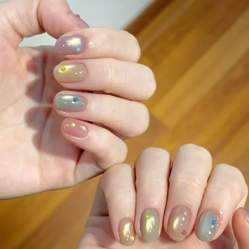 Ofrecemos Alta Calidad. Parche De Uñas Usable De Lunares De