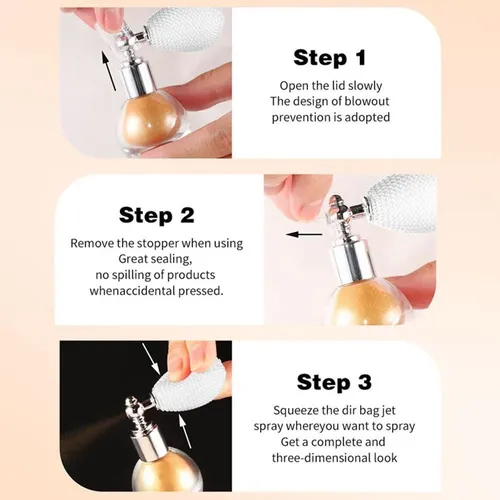 Spray Iluminador Facial Y Corporal Kaynest Nude Pink