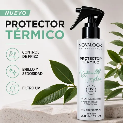 Protector Termico Novalook Botanic Complex 210ml Cabello