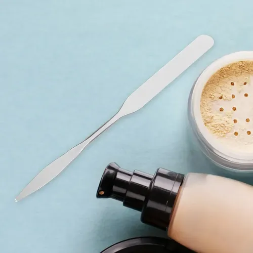 Mini Espátula De Maquillaje De Metal Para Uso De -jy