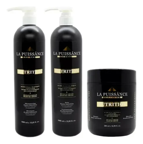 Kit La Puissance Argan Shampoo + Acondicionador X1000ml