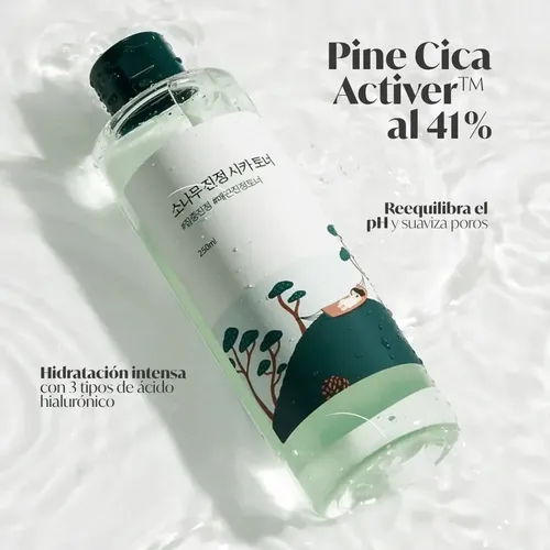 Round Lab K-beauty Pine Calming Cica Toner Hidratante X250ml