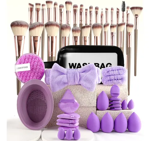 – Brochas Maquillaje Profesional Y Herramientas Zzl-