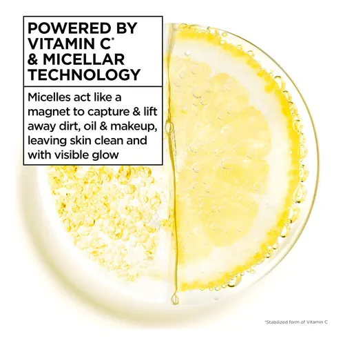 Agua Micelar Garnier Con Vitamina C, Limpiador De 400 Ml