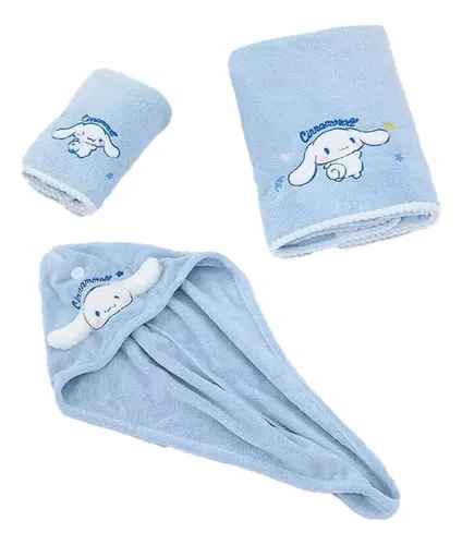 3pzs Toalla De Baño Y Gorro Secar El Cabello For Niño