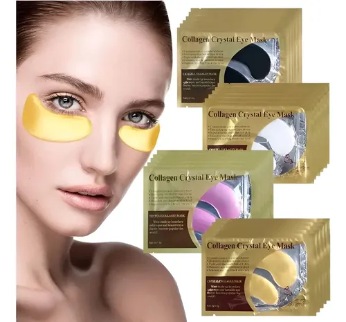 Máscara Colágeno Ojeras Crystal Parche Mascarilla X10 Unidad