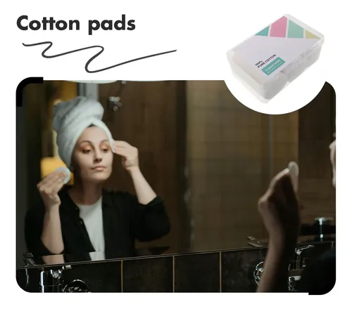 1 Caja De Removedor De Maquillaje Desechable Redondo De Algo