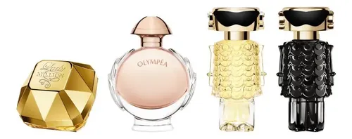 Mini Set 4 Piezas para Mujer de Rabanne 5ML EDP 5ml para mujer