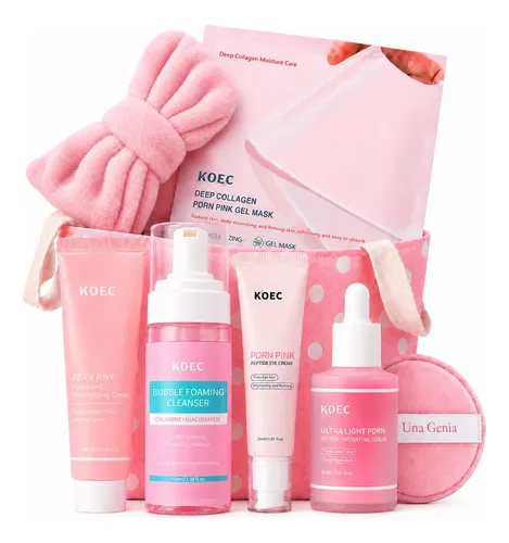 Kit Rutina Completa Pdrn Pink Koec Bolso Vincha Y Pad