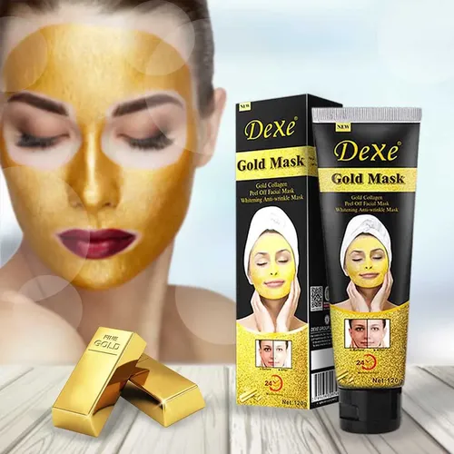 Dexe Mascarilla Facial Oro Gold Para Piel Puntos Negros