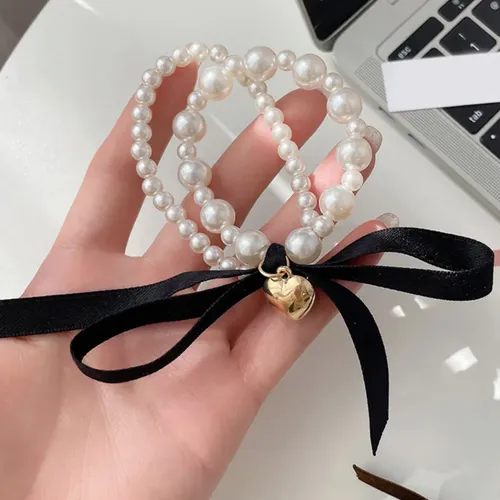 Colitas De Pelo Perlas Rodetero Scrunchies Coleros Gomitas