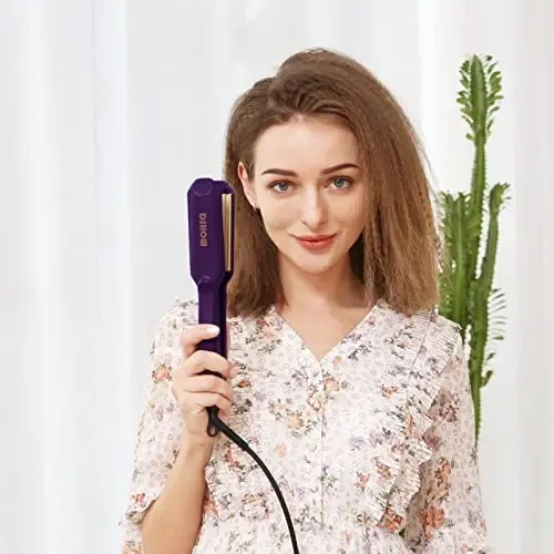 Crimpadora De Cabello De Hierro Dshow, Ondas Definidas Púrpura.