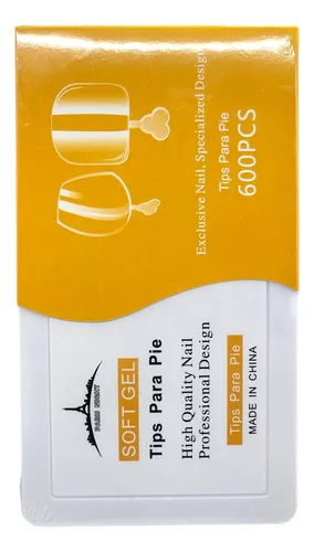 Tips Pará Pies Alta Calidad Soft Gel Paris Nigth
