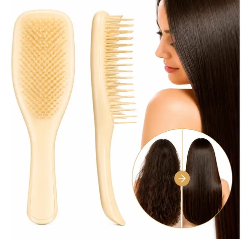 Cepillo Desenredante Tipo Tangl Flexible Antitirones Cabello