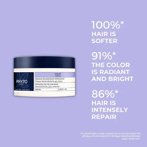 Mascarilla Capilar Phyto Purple Reparadora Para Cabello Rubi
