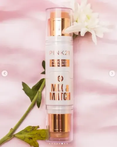 Base + Iluminador 2en1 Mix & Match Split And Combine Pink21