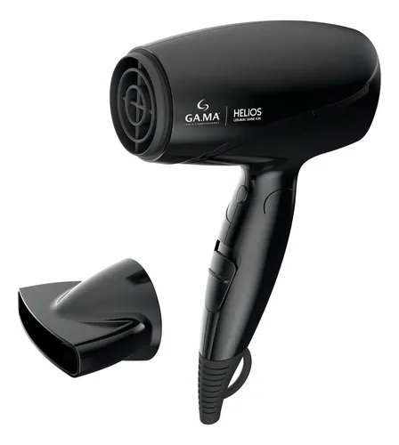 Gama Secador De Pelo Eolic Helios Mango Plegable Color Negro