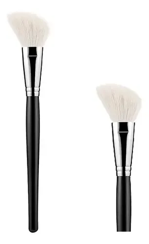 Brocha Angular Para Rubor Glamory 10 Pelo Natural Negro