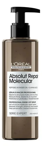 Kit Shampoo 300ml + Serum Loreal Absolut Repair Molecular