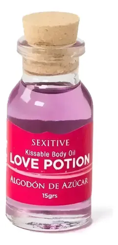 Mini Aceite Comestible Love Potion Algodón De Azúcar 15ml