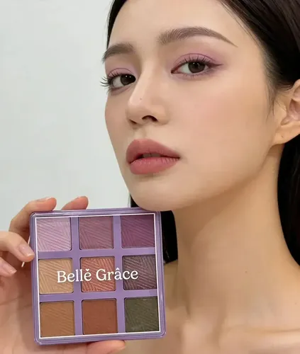Paleta Tono 05 Sombras de Ojos X9 Tonos Brillante Mate Maquillaje Rostro Veoquiero