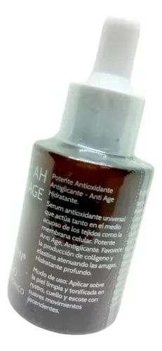 Booster Serum Ah Antiage Antioxidante Prevencion 30ml Zine