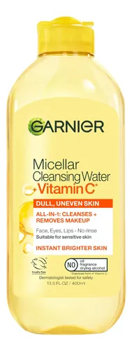 Agua Micelar Garnier Con Vitamina C, Limpiador De 400 Ml