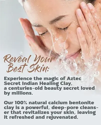 Arcilla Curativa India Aztec Secret Limpieza Profunda Poros