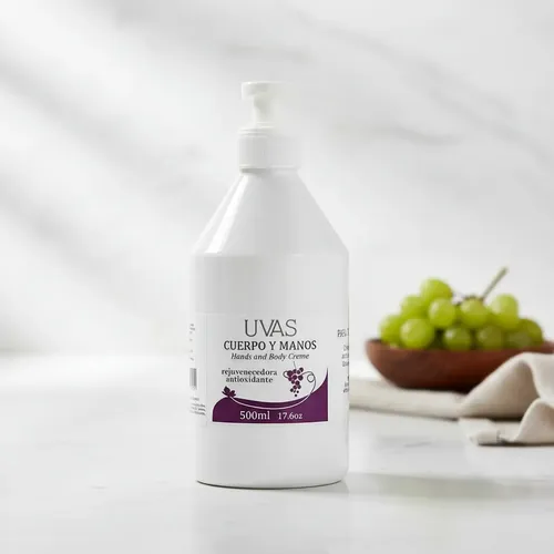 Crema Cuerpo Y Manos 500ml Uvas Cosméticos