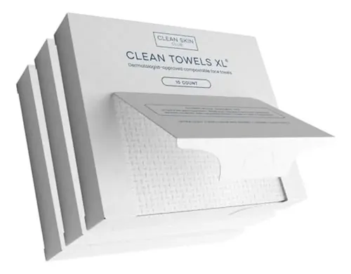 Toallas Clean Skin Club Xl, Paquetes De Viaje 100% Usda Biob