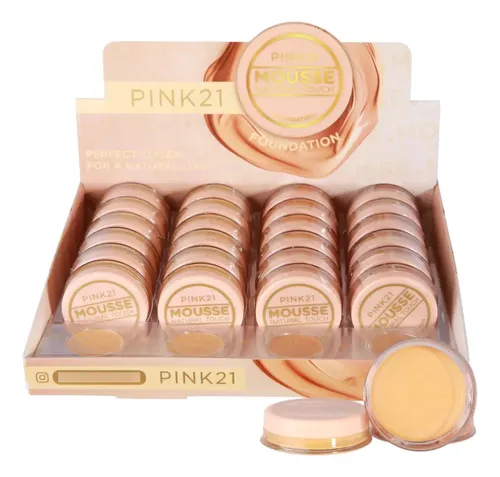 Base De Maquillaje Mousse Natural Touch Fundation Pink 21