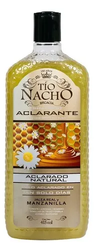 Shampoo Tío Nacho Aclarante X 415 Ml Jalea Real Manzanilla