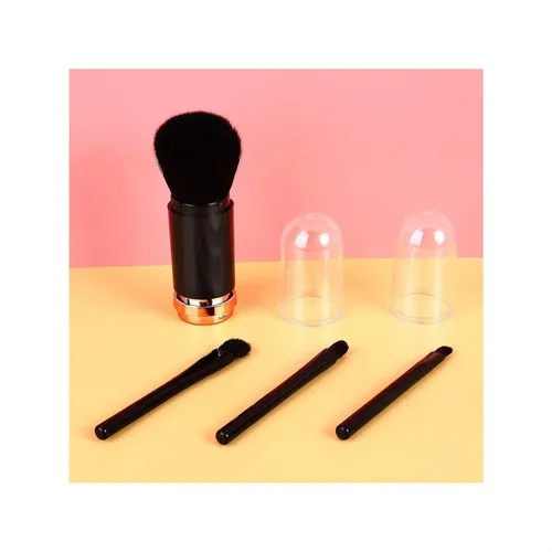 Set De Minibrochas De Maquillaje 4 En 1, Brochas De Labios P