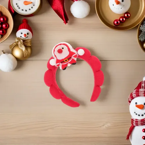 Diadema De Papá Noel Y Aro For Pelo De Reno, 2 Piezas –