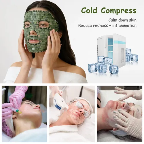 Máscara De Jade, Máscara Facial De Piedra 100% Natural Para
