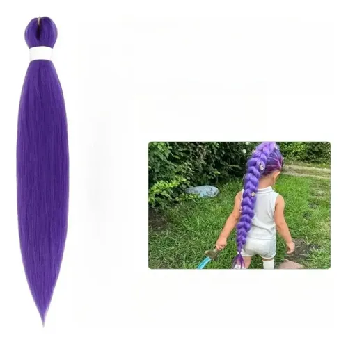. Jf Y 1pcs Cabello De Trenzas Moradas: Cosplay De &yx20