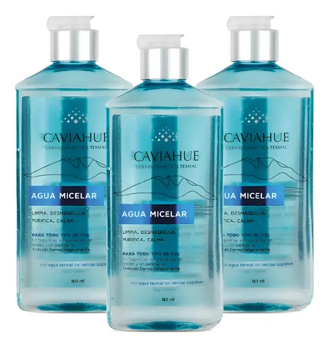 Combo X3 Agua Micelar Caviahue 180 Ml