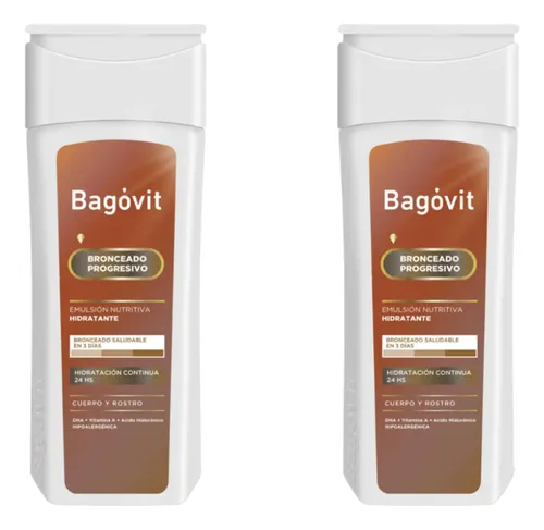 Pack Autobronceante Bagóvit A Bronceado Progresivo X 200 Gr