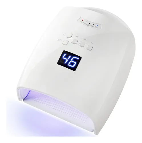 Lámpara Uv Led Recargable 66w Para Uñas Gel Acrílico