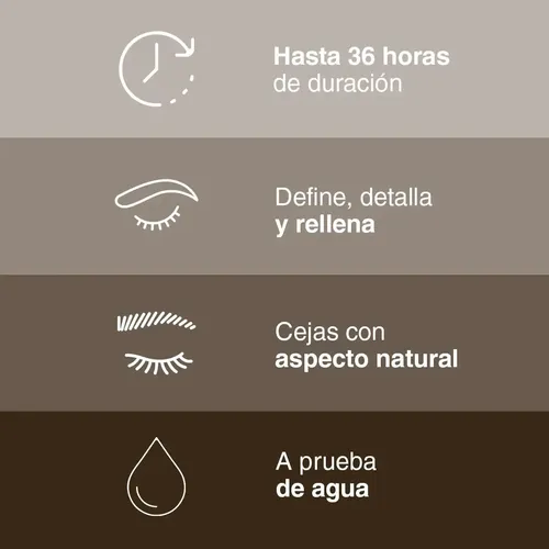 Delineador De Cejas Maybelline Tattoo Brow Pencil 36h Color Dark brown