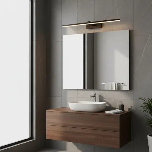 Luminaria Led Aplique Para Baño Espejo 12w Luz Natural Tbcin