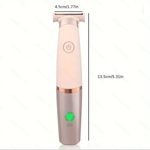 Depiladora Corporal Recargable Para Mujer Rosa