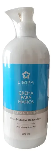 Crema Para Manos Ultra Nutritiva Libra 500 Gr Piel Seca