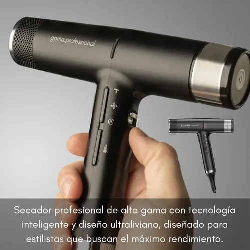 Secador Pelo Gama Italy Iq3 Perfetto Professional Black 1600
