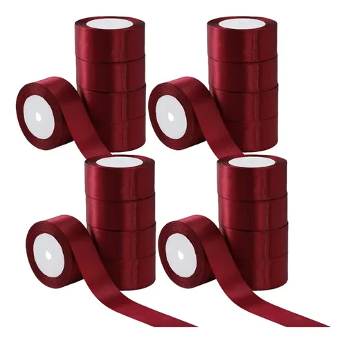 20 Rollos De Liston Decorativa De 4 Cm De Ancho, Largo 45 Eg