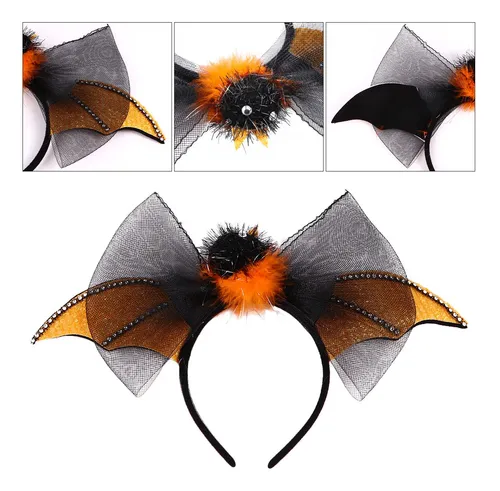 Diadema De Murciélago Halloween 3pcs Accesorio Creativo